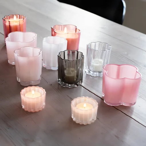 Love Collection Lyslykt Blomst 8x7cm Hvit<SEASONS Hot