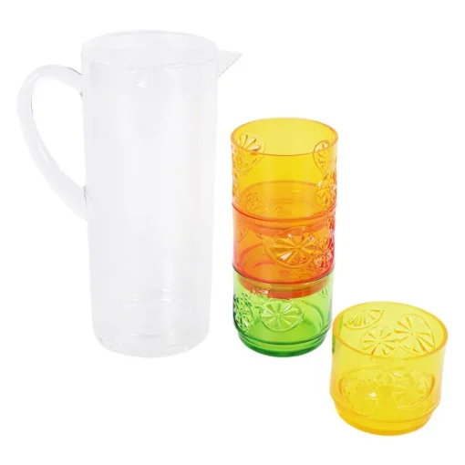 Sommer Mugge 2L - Glass 4stk i plast<SEASONS