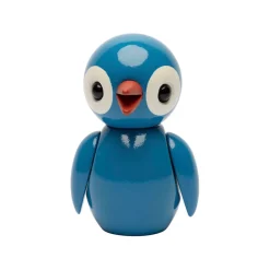 Lucky Light Blue fuglefigur i tre<SPRING COPENHAGEN Best