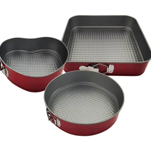 Springform Sett Rød 3pk 24cm / 26cm / 27cm<CHRISTIANIA 1739 Outlet