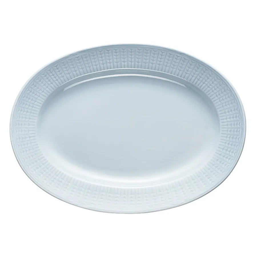 Swedish Grace Ovalt Serveringsfat 32cm Is/Grå<RÖRSTRAND Clearance