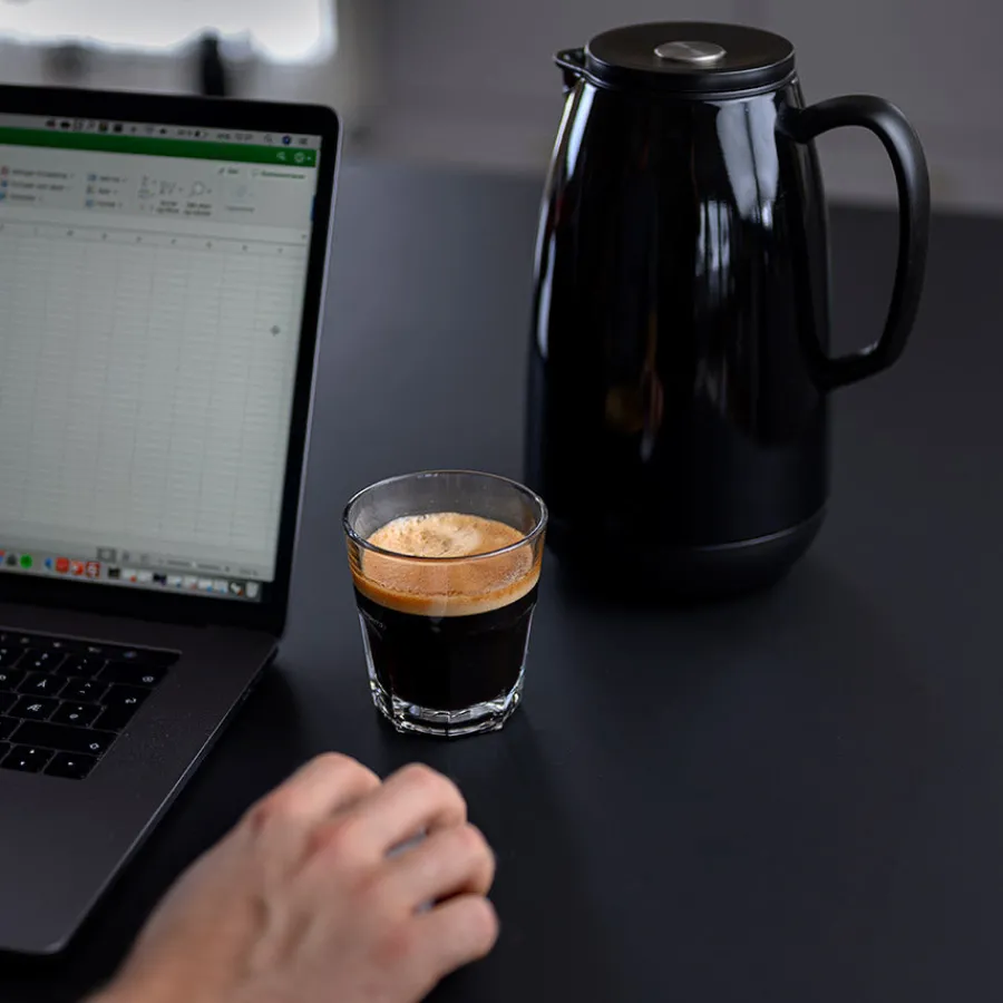 TERMOKANNE SORT 1L<CHRISTIANIA 1739 Clearance