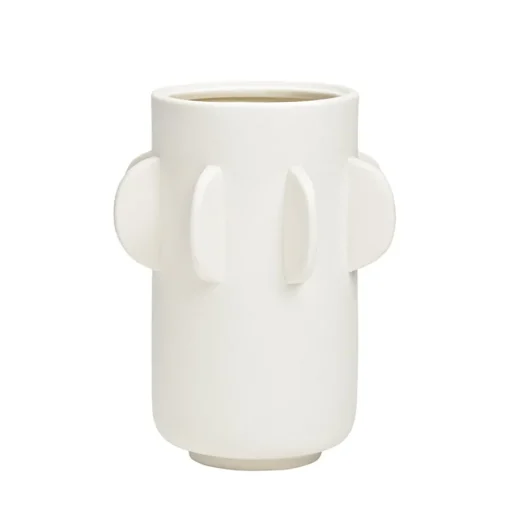 Vase Porselen Hvit 15 cm<G.WURM Outlet