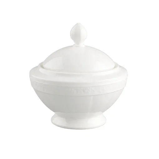 White Pearl Sukkerskål 35cl med Lokk<VILLEROY & BOCH Hot