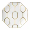 Arris asjett Oktagonal 23cm hvit<WEDGWOOD Discount