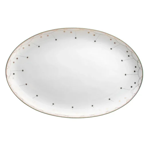 Wik & Walsøe Julemorgen Girlander Ovalt Fat 45cm<WIK & WALSØE Online