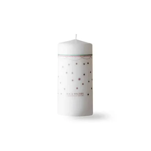 Wik & Walsøe Julemorgen Kubbelys 7x14 cm<WIK & WALSØE Discount