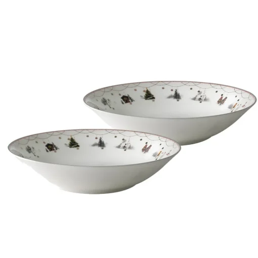 Wik & Walsøe Julemorgen Story Dyp Tallerken 16cm 2pk<WIK & WALSØE Hot